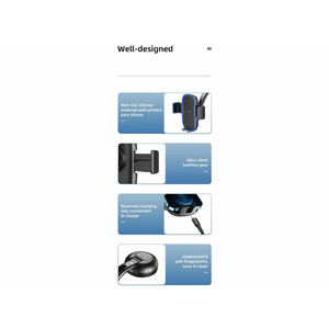 هولدر موبایل داخل خودرو یوسامز Usams US-ZJ063 Car Center Console Retractable Phone Holder