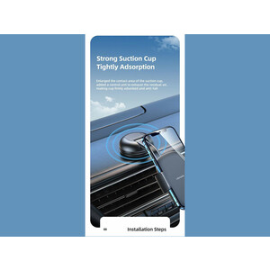 هولدر موبایل داخل خودرو یوسامز Usams US-ZJ063 Car Center Console Retractable Phone Holder
