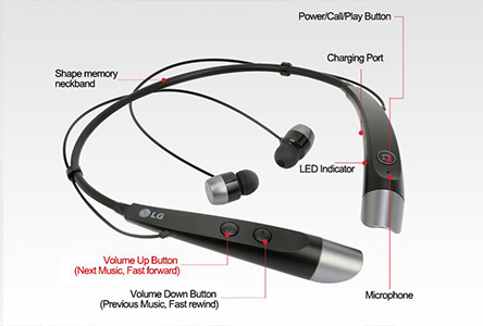 هدست بلوتوث ال جی LG Tone+ HBS 500 Bluetooth Headset