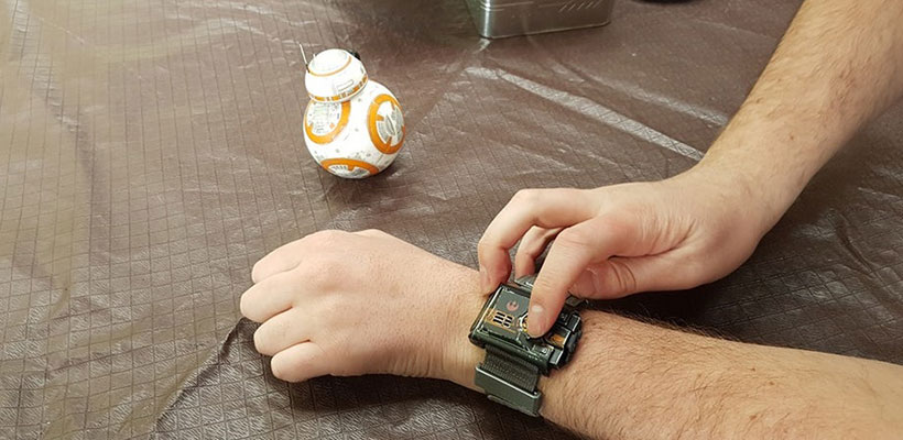 ربات کنترلی جنگ ستارگان با دستبند Sphero BB-8 App-Enabled Droid With Force Band