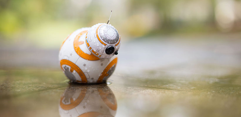 ربات کنترلی جنگ ستارگان با دستبند Sphero BB-8 App-Enabled Droid With Force Band