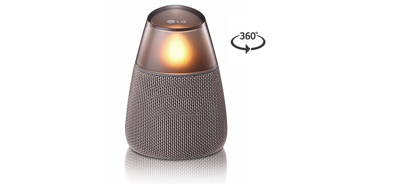 زاویه پخش صدای 360 درجه اسپیکر lg