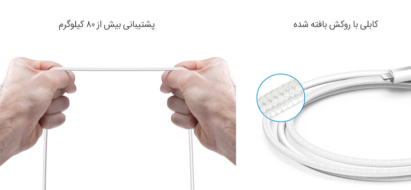 کابل شارژ Lightning انکر