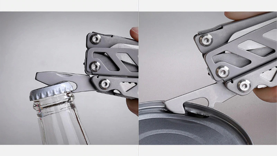 چاقوی چندکاره شیائومی هوهو Xiaomi Huohuo Nextool Multi-function Knife HU0040 باز کردن درب قوطی کنسرو و نوشابه