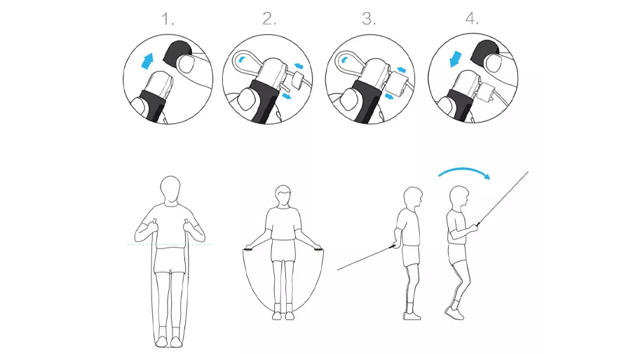 طناب ورزشی هوشمند یونمای شیائومی Xiaomi YUNAMI YSMR-701P Smart Jump Rope استفاده آسان