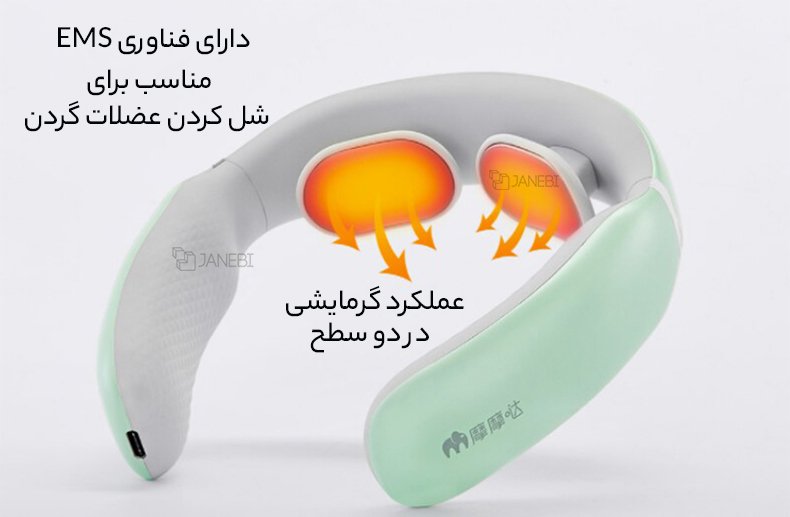 &nbsp;ماساژور با دو سطح گرمایشی