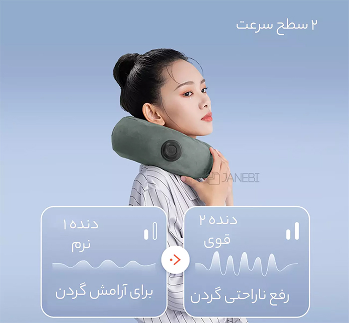 دستگاه ماساژ دارای 2 سطح دنده