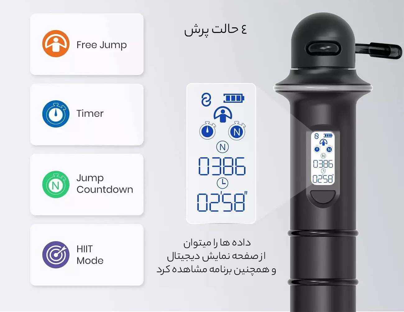 صفحه نمایش دیجیتال طناب