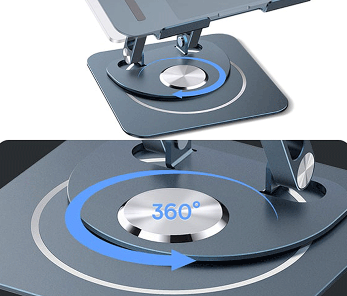 قابلیت چرخش 360 درجه پایه لپتاپ