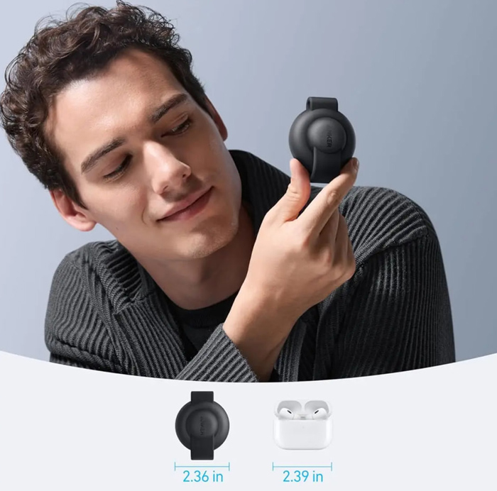 شارژر وایرلس مشکی کوچک