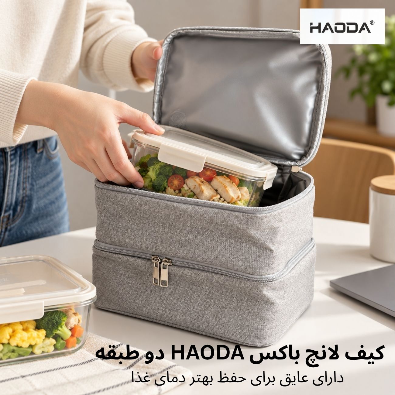 کیف ظرف غذای هائودا 