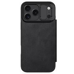 کیف کلاسوری گوشی اپل iPhone 17 Pro Max نیلکین مدل Qin Pro Leather