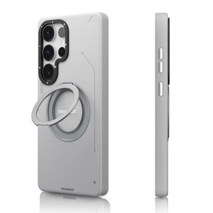 قاب گوشی سامسونگ Samsung S24 Ultra یانگ کیت Youngkit مدل Leather 360° Rotation Ring Stand Case Magsafe