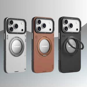 کاور گوشی موبایل اپل IPHONE 17 PROMAX یانگ کیت مدل LEATHER 360