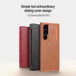 کیف کلاسوری گوشی موبایل سامسونگ Galaxy S25 Ultra نیلکین مدل Qin Pro Leather Case