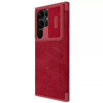 کیف کلاسوری گوشی موبایل سامسونگ Galaxy S25 Ultra نیلکین مدل Qin Pro Leather Case