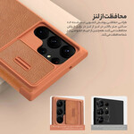 کیف کلاسوری گوشی موبایل سامسونگ Galaxy S25 Ultra نیلکین مدل Qin Pro Leather Case