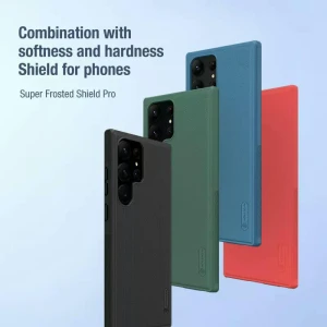 کاور گوشی موبایل سامسونگ Galaxy S23 Ultra نیلکین مدل Super Frosted Shield Pro