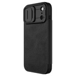 کیف کلاسوری گوشی اپل iPhone 17 Pro Max نیلکین مدل Qin Pro Leather