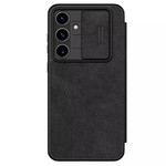 کیف گوشی موبایل سامسونگ Galaxy S24 FE کلاسوری نیلکین مدل Qin Pro Leather