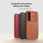 کیف گوشی موبایل سامسونگ Galaxy S24 FE کلاسوری نیلکین مدل Qin Pro Leather