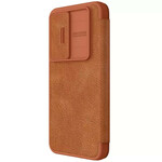 کیف گوشی موبایل سامسونگ Galaxy S24 FE کلاسوری نیلکین مدل Qin Pro Leather