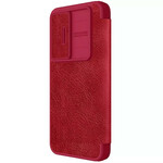 کیف گوشی موبایل سامسونگ Galaxy S24 FE کلاسوری نیلکین مدل Qin Pro Leather