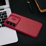 کیف گوشی موبایل سامسونگ Galaxy S24 FE کلاسوری نیلکین مدل Qin Pro Leather