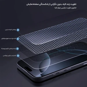 محافظ صفحه نمایش گوشی موبایل اپل iPhone 16 Pro Max نیلکین مدل H Plus Pro به همراه کیت نصب