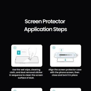 محافظ صفحه نمایش گوشی موبایل اپل iPhone 17 Pro max نیلکین مدل CP Plus Pro به همراه کیت نصب آسان