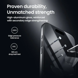 محافظ صفحه نمایش گوشی موبایل اپل iPhone 17 Pro max نیلکین مدل CP Plus Pro به همراه کیت نصب آسان