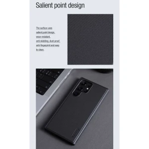 کاور گوشی موبایل سامسونگ Galaxy S23 Ultra نیلکین مدل Super Frosted Shield Pro Magnetic