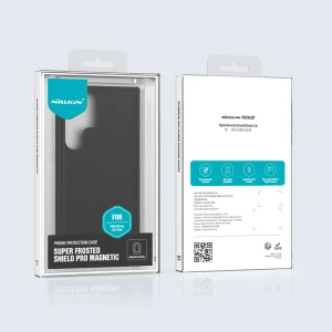 کاور گوشی موبایل سامسونگ Galaxy S23 Ultra نیلکین مدل Super Frosted Shield Pro Magnetic