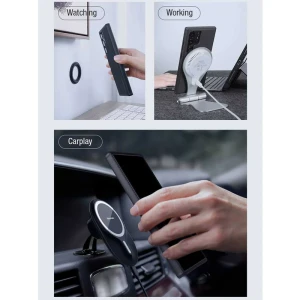 کاور گوشی موبایل سامسونگ Galaxy S23 Ultra نیلکین مدل Super Frosted Shield Pro Magnetic