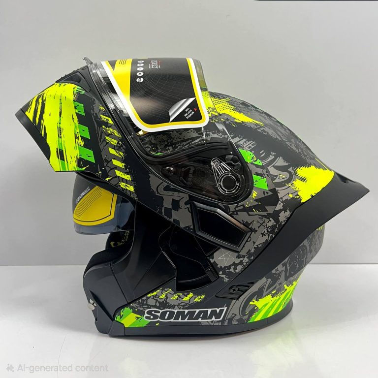 کلاه کاسکت فک متحرک سومان soman