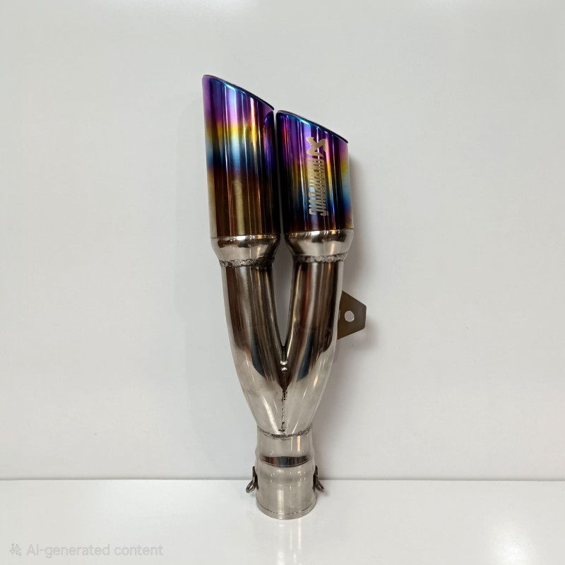 اگزوز قهرمانی آکروپویچ موتورسیکلت دو لول m2