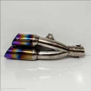 اگزوز قهرمانی آکروپویچ موتورسیکلت دو لول m2