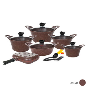 سرویس پخت و پز 15 پارچه کاندید مدل کاپری