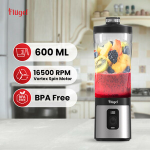 شیکر شارژی قابل حمل فلوگل مدل PB050-6214 گنجایش 0.6 لیتر