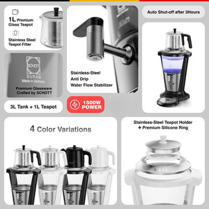 چای ساز روی هم فلر مدل TS 380