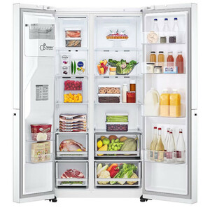 یخچال فریزر ساید بای ساید 24 فوت ال جی مدل GC-J257SQSV