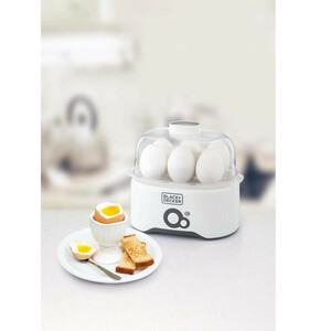 تخم‌مرغ پز بلک اند دکر مدل Eg200 با ظرفیت شش عدد تخم‌مرغ