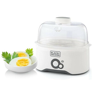 تخم‌مرغ پز بلک اند دکر مدل Eg200 با ظرفیت شش عدد تخم‌مرغ