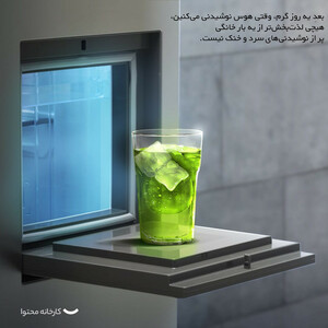 یخچال و فریزر 32 فوت ساید بای ساید اسنوا مدل SN8-2034SS