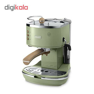 اسپرسوساز 1400 میلی‌لیتری دلونگی مدل ICONA VINTAGE ECOV 311.BG، مناسب تهیه اسپرسو، کاپوچینو، ماکیاتو و لانگو، دارای 2 عدد نازل قهوه، سیستم گرم کردن فنجان