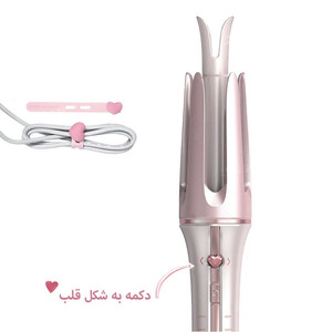 فر کننده مو شیگلم صورتی مدل Cupids Charm One-Touch-19MM