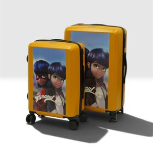 چمدان بچه گانه ریکاردو 969 دختر کفشدوزکی (Ladybug) ست 2 تایی