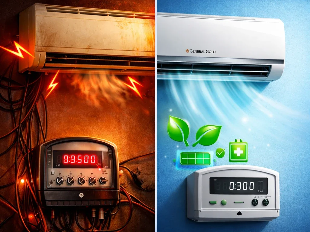 سیستم کنترل آمپر کولر گازی (AMP) چیست؟ راهنمای کامل i‑Control AMP