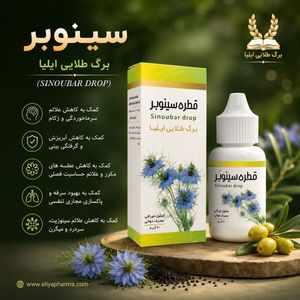سینوبر | قطره بینی گیاهی ۱۰ گرمی برگ طلایی ایلیا