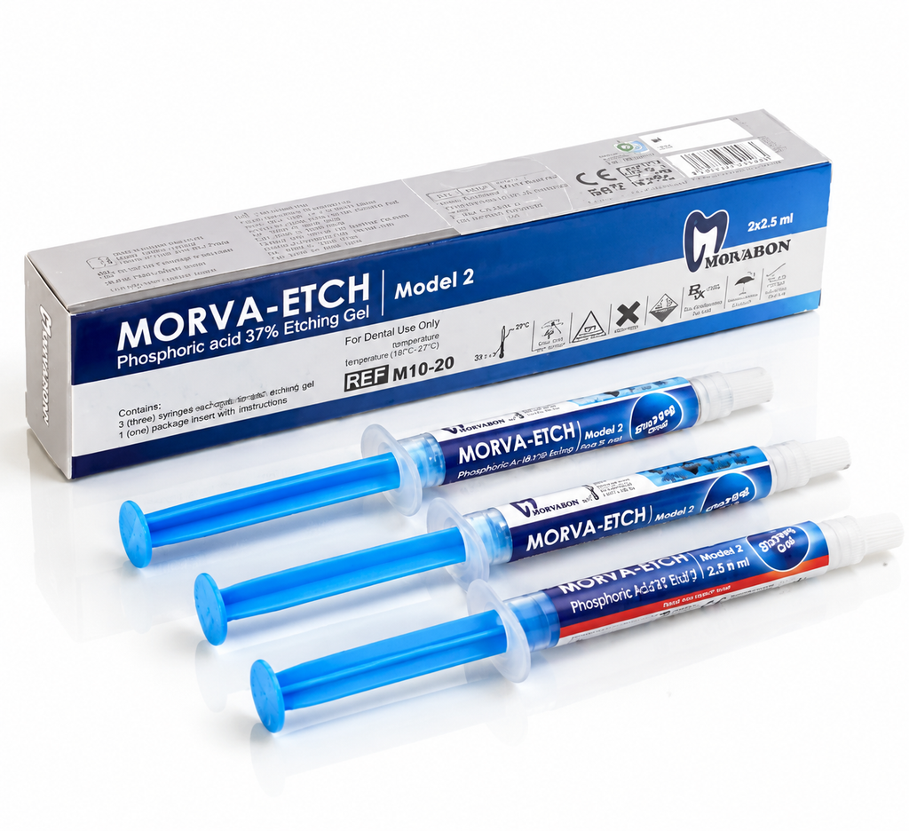 ژل اسید فسفریک ۳۷٪ مروابن (Morva Etch) – تک سرنگ ۳ میلیلیتری